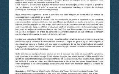 13 ONG Sport et Environnement proposent de former les grands sportifs
