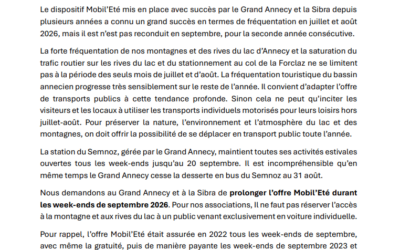 Communiqué de presse : Pour un service Mobil’Été en septembre 2026